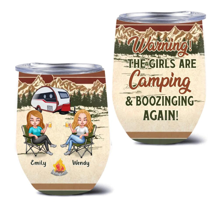 The Girl Are Drinking Again - Personalized Camping Tumbler