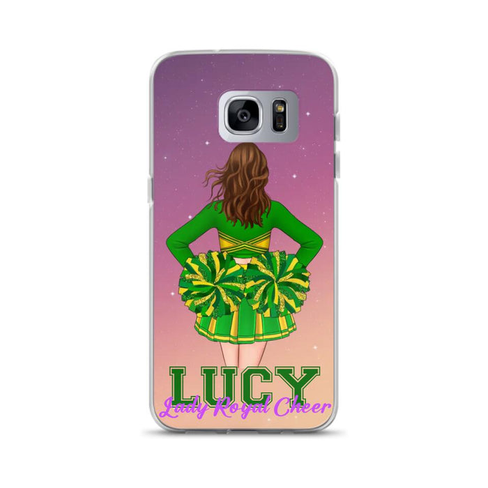 Custom Personalized Cheerleading Phone Case - Birthday Gift For Cheerleading Coach, Cheerleader - Case For iPhone And Samsung