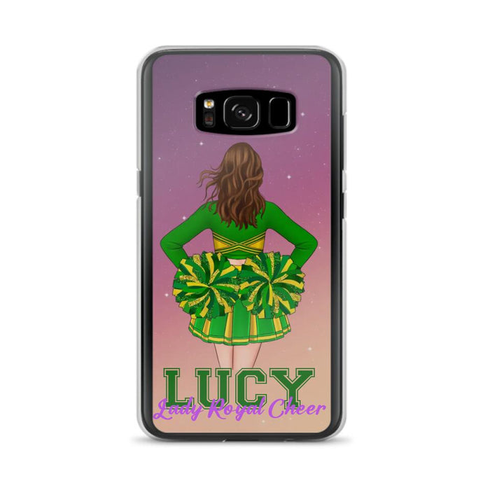 Custom Personalized Cheerleading Phone Case - Birthday Gift For Cheerleading Coach, Cheerleader - Case For iPhone And Samsung