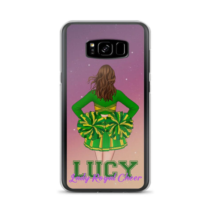 Custom Personalized Cheerleading Phone Case - Birthday Gift For Cheerleading Coach, Cheerleader - Case For iPhone And Samsung