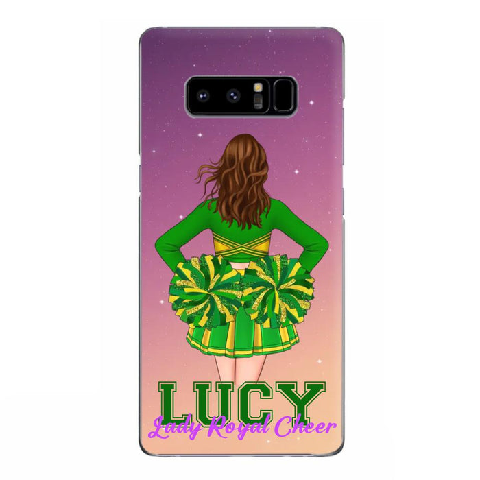 Custom Personalized Cheerleading Phone Case - Birthday Gift For Cheerleading Coach, Cheerleader - Case For iPhone And Samsung