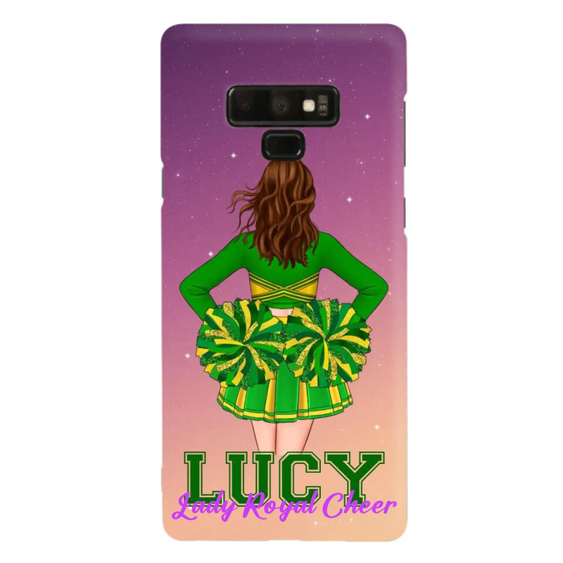 Personalized Cheerleading Phone Case - Birthday Gift For Cheerleading Coach, Cheerleader - Case For iPhone And Samsung