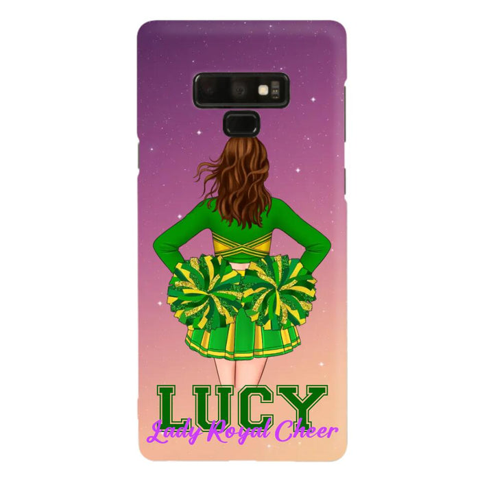 Custom Personalized Cheerleading Phone Case - Birthday Gift For Cheerleading Coach, Cheerleader - Case For iPhone And Samsung