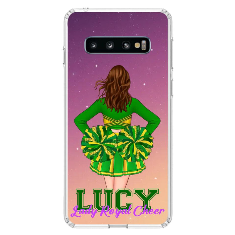 Personalized Cheerleading Phone Case - Birthday Gift For Cheerleading Coach, Cheerleader - Case For iPhone And Samsung
