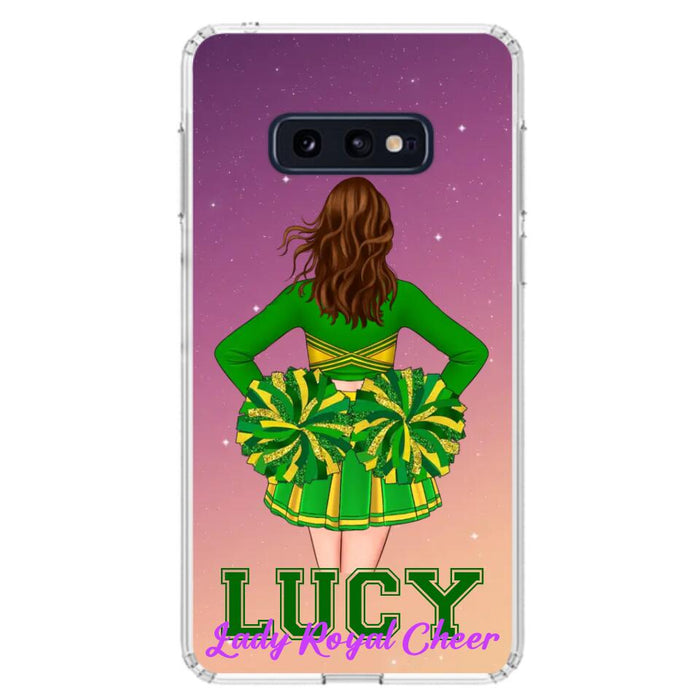 Custom Personalized Cheerleading Phone Case - Birthday Gift For Cheerleading Coach, Cheerleader - Case For iPhone And Samsung