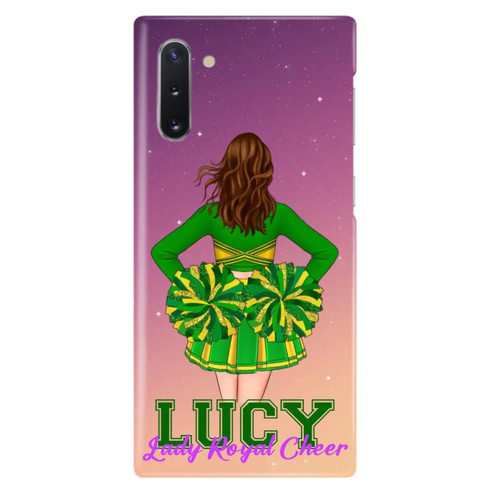 Custom Personalized Cheerleading Phone Case - Birthday Gift For Cheerleading Coach, Cheerleader - Case For iPhone And Samsung