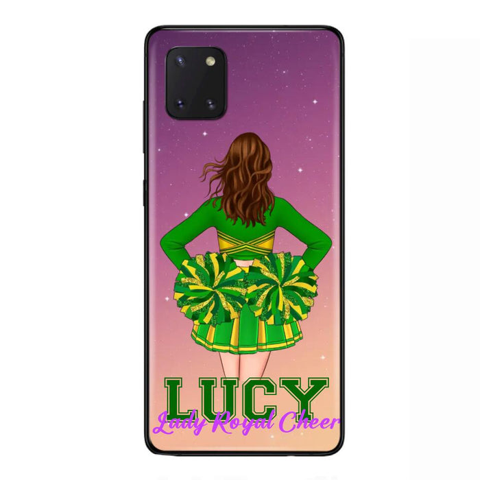 Custom Personalized Cheerleading Phone Case - Birthday Gift For Cheerleading Coach, Cheerleader - Case For iPhone And Samsung