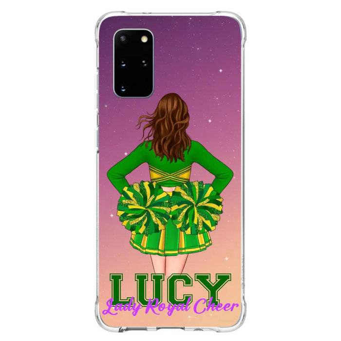 Custom Personalized Cheerleading Phone Case - Birthday Gift For Cheerleading Coach, Cheerleader - Case For iPhone And Samsung