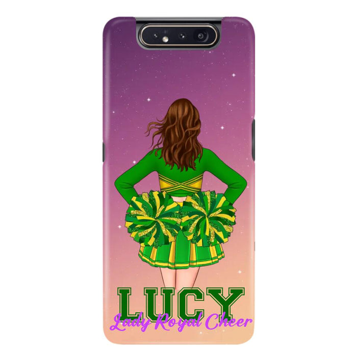 Custom Personalized Cheerleading Phone Case - Birthday Gift For Cheerleading Coach, Cheerleader - Case For iPhone And Samsung