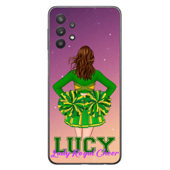 Custom Personalized Cheerleading Phone Case - Birthday Gift For Cheerleading Coach, Cheerleader - Case For iPhone And Samsung