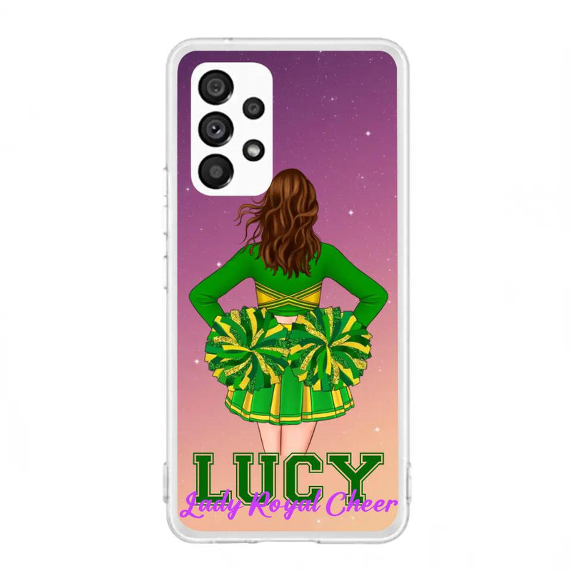 Personalized Cheerleading Phone Case - Birthday Gift For Cheerleading Coach, Cheerleader - Case For iPhone And Samsung
