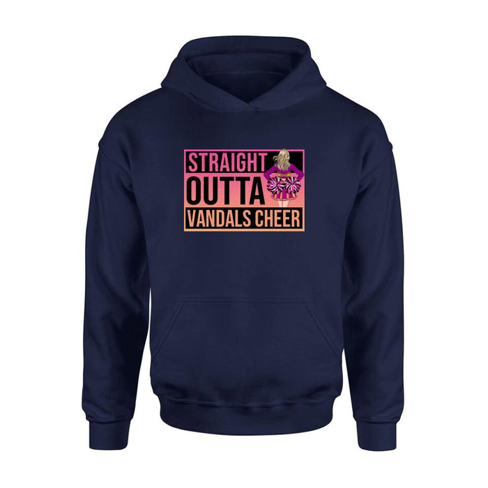 Custom Personalized Cheerleading T-shirt/ Long Sleeve/ Sweatshirt/ Hoodie - Gift For Cheerleaders -  Straight Outta Cheer Team