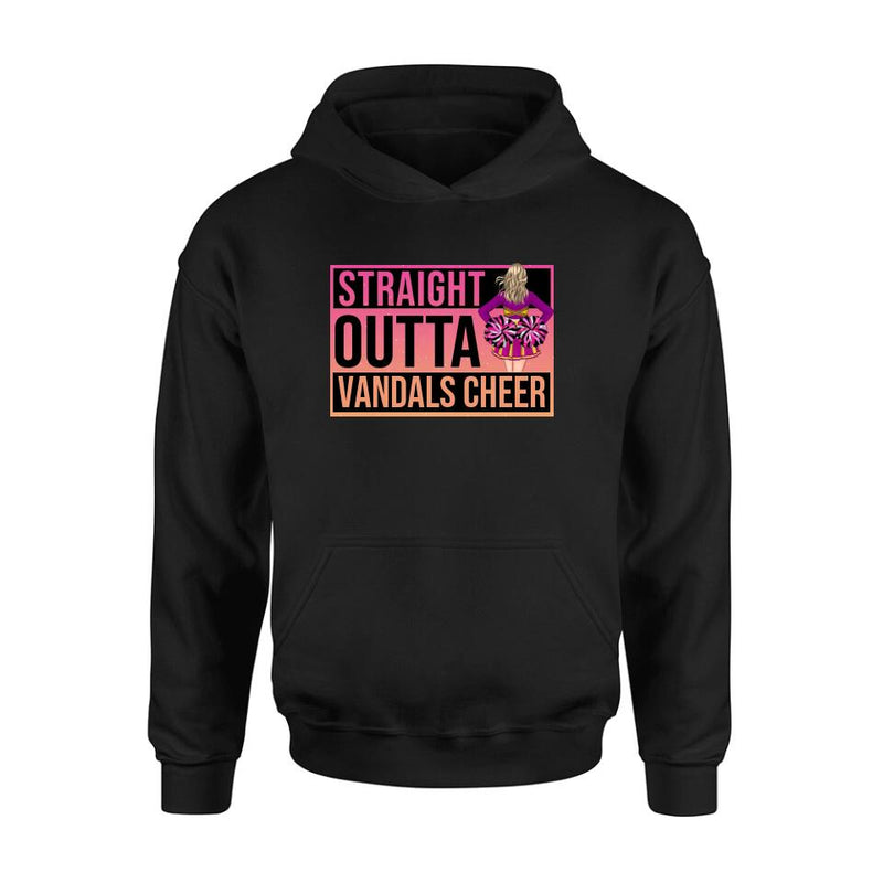 Personalized Cheerleading T-shirt/Long Sleeve/Sweatshirt/Hoodie - Gift For Cheerleaders -  Straight Outta Cheer Team