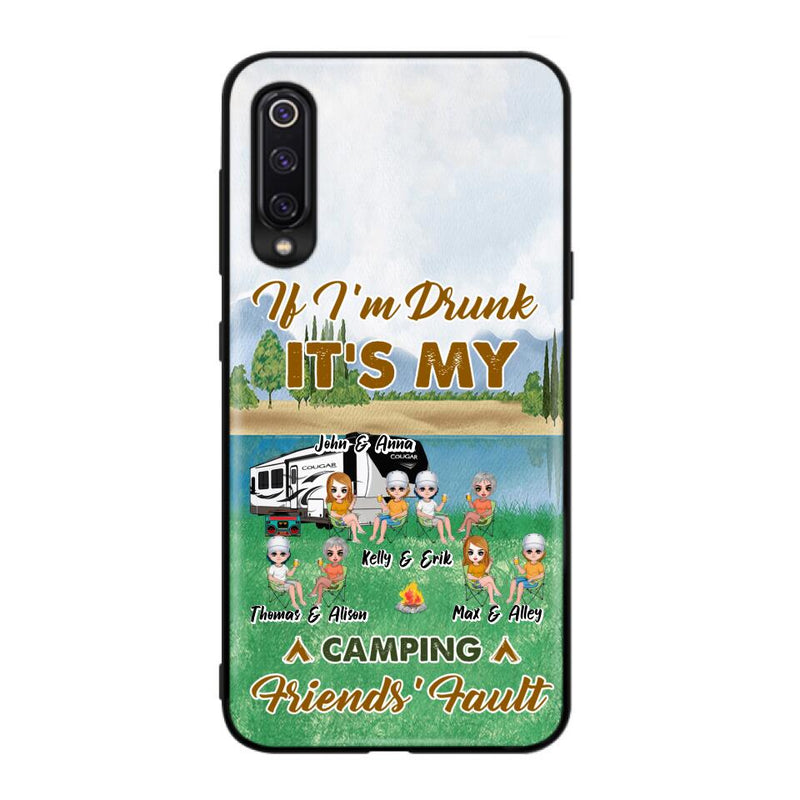 Personalized Camping Friends Phone Case - Up to 8 People - Gift Idea For Camping Lover - Case For Xiaomi, Oppo & Huawei
