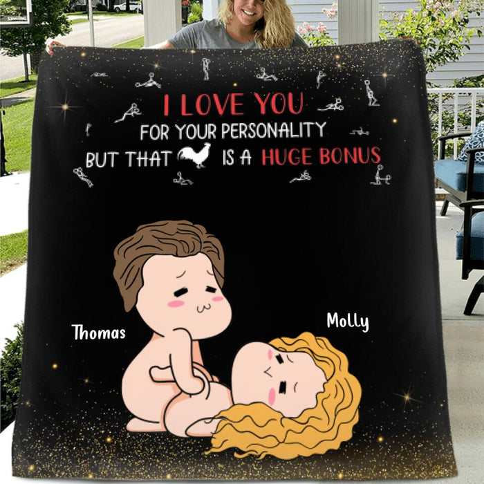Custom Personalized Valentines Day Blanket - Gifts for Valentines Day - You're My Favorite Thing To Do