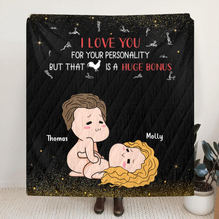 Custom Personalized Valentines Day Blanket - Gifts for Valentines Day - You're My Favorite Thing To Do