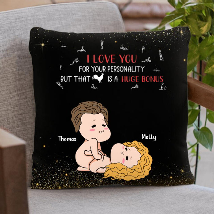 Custom Personalized Valentines Pillow Cover - Gifts for Valentines Day - You're My Favorite Thing To Do
