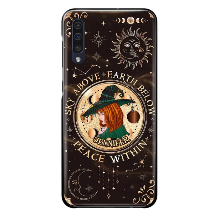 Custom Personalized Witch Phone Case - Gift Idea For Girl - Wiccan Decor/Pagan Decor - As Above So Below - Cases For iPhone And Samsung
