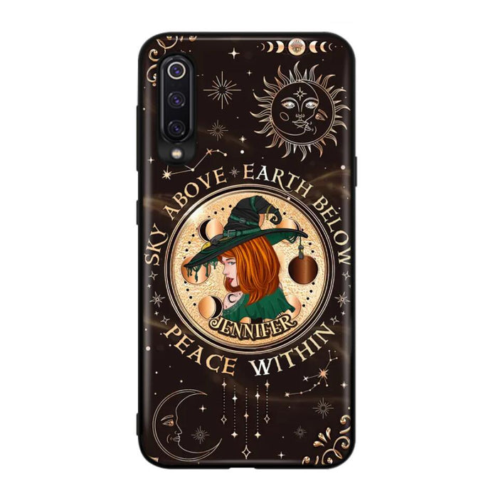 Custom Personalized Witch Phone Case - Gift Idea For Girl - Wiccan Decor/Pagan Decor - As Above So Below - Cases For Xiaomi, Oppo And Huawei