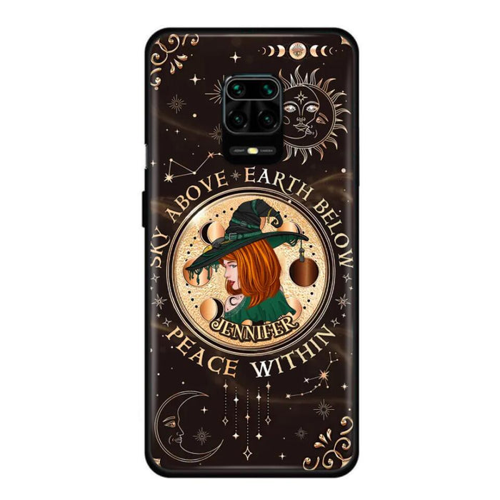 Custom Personalized Witch Phone Case - Gift Idea For Girl - Wiccan Decor/Pagan Decor - As Above So Below - Cases For Xiaomi, Oppo And Huawei