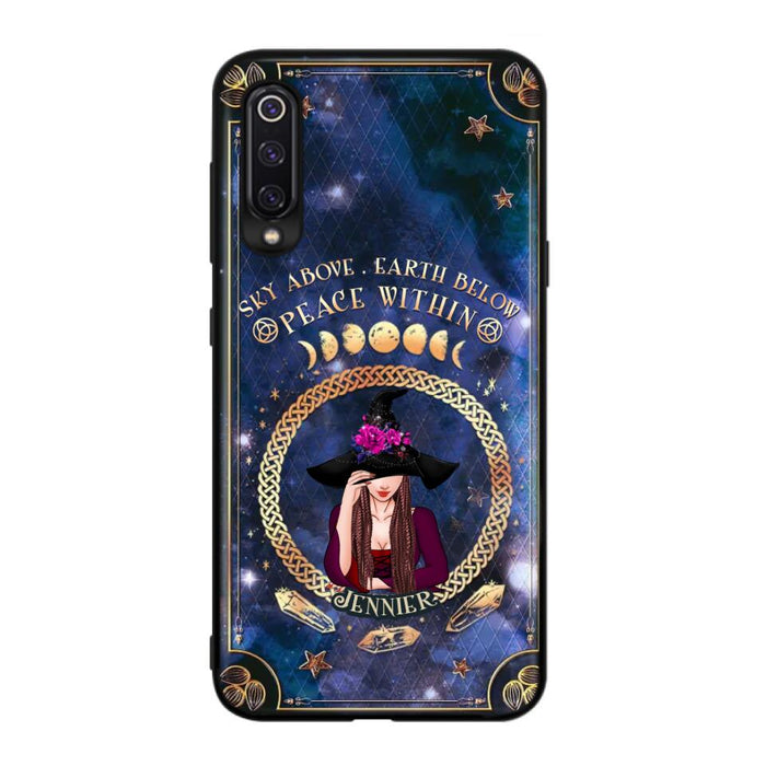 Personalized Witch Xiaomi/ Oppo/ Huawei Case - Sky Above Earth Below Peace Within - Gift Idea For Friends/ Birthday