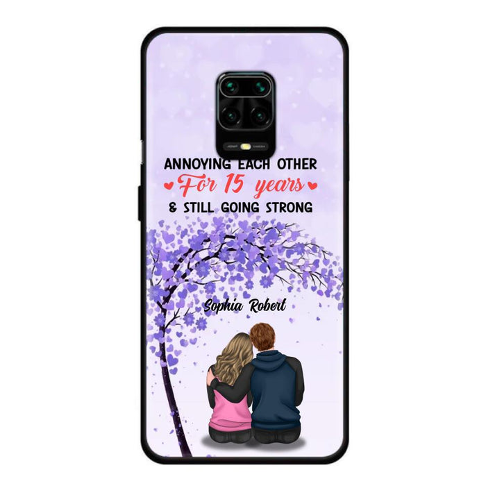 Custom Personalized Couple Phone Case - Gift Idea For Couple/Lovers - Annoying Each Other For 15 Years & Still Going Strong - Cases For Oppo, Xiaomi & Huawei