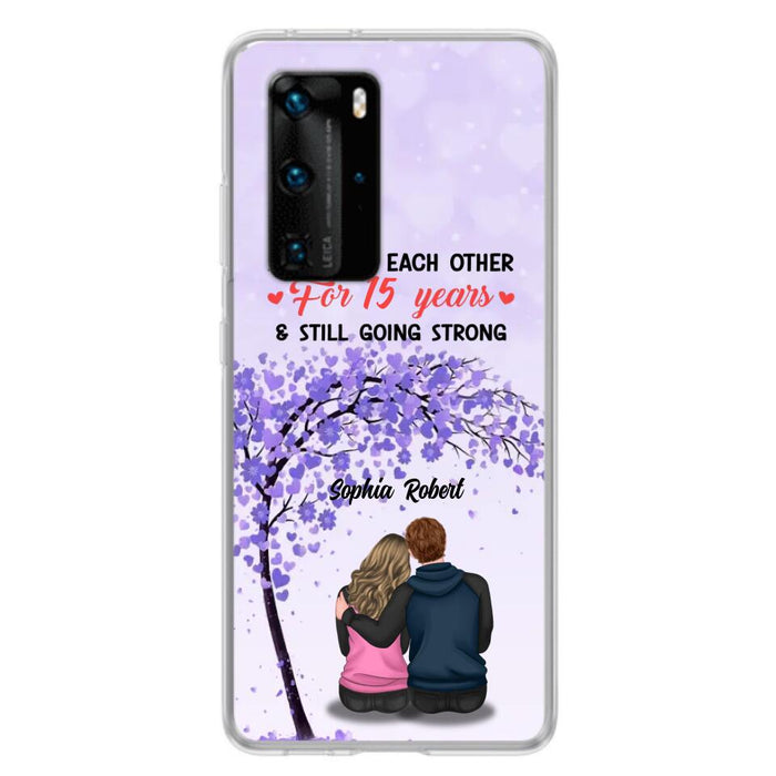 Custom Personalized Couple Phone Case - Gift Idea For Couple/Lovers - Annoying Each Other For 15 Years & Still Going Strong - Cases For Oppo, Xiaomi & Huawei