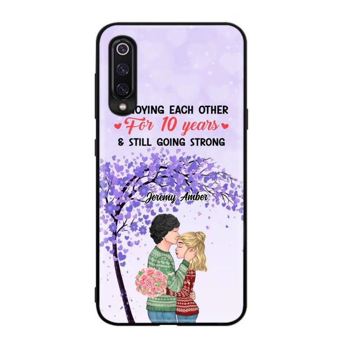 Custom Personalized Couple Kissing Phone Case - Gift Idea For Couple/Lovers - Annoying Each Other For 10 Years & Still Going Strong - Cases For Oppo, Xiaomi & Huawei