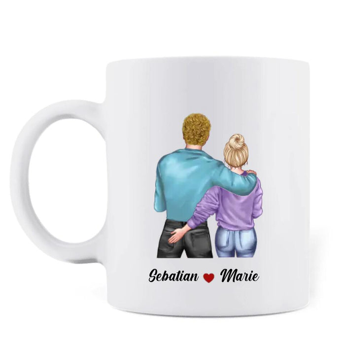 Personalized Couple Coffee Mug - Valentines Gift Idea For Couple - I Never Dreamed I'd Show Up To Be A Spoiled Wife