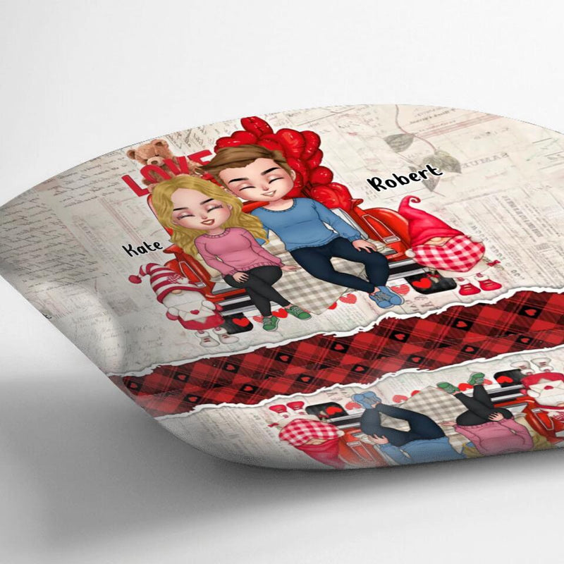 Personalized Couple Truck Pillow Cover/Quilt/Fleece Throw Blanket - Gift For Couple - Mother's Day Gift For Wife From Husband - Annoying Each Other For 5 Years And Still Going Strong