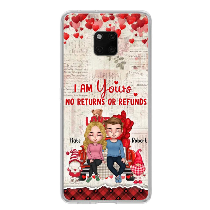 Custom Personalized Couple Truck Phone Case - Gift For Couple - Mother's Day Gift For Wife From Husband - I Am Yours No Returns Or Refunds - Case For Xiaomi, Oppo And Huawei