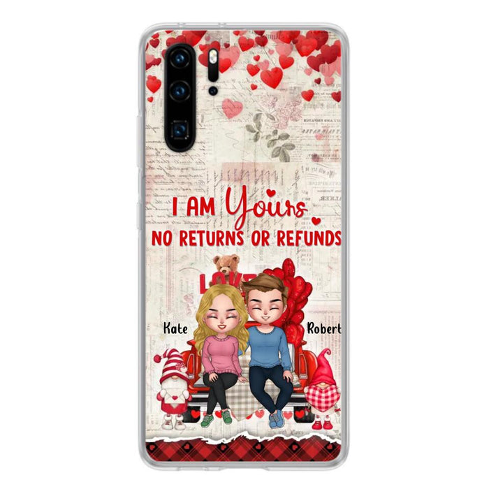 Custom Personalized Couple Truck Phone Case - Gift For Couple - Mother's Day Gift For Wife From Husband - I Am Yours No Returns Or Refunds - Case For Xiaomi, Oppo And Huawei