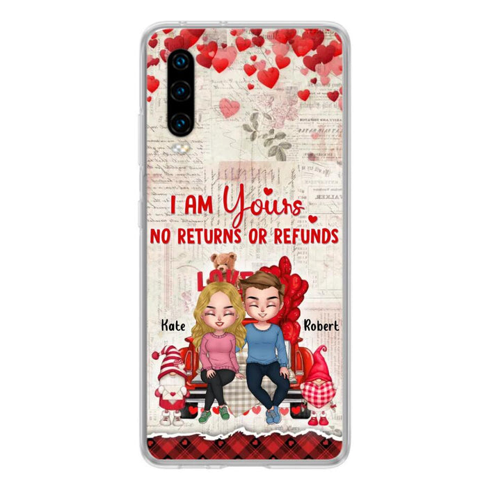 Custom Personalized Couple Truck Phone Case - Gift For Couple - Mother's Day Gift For Wife From Husband - I Am Yours No Returns Or Refunds - Case For Xiaomi, Oppo And Huawei