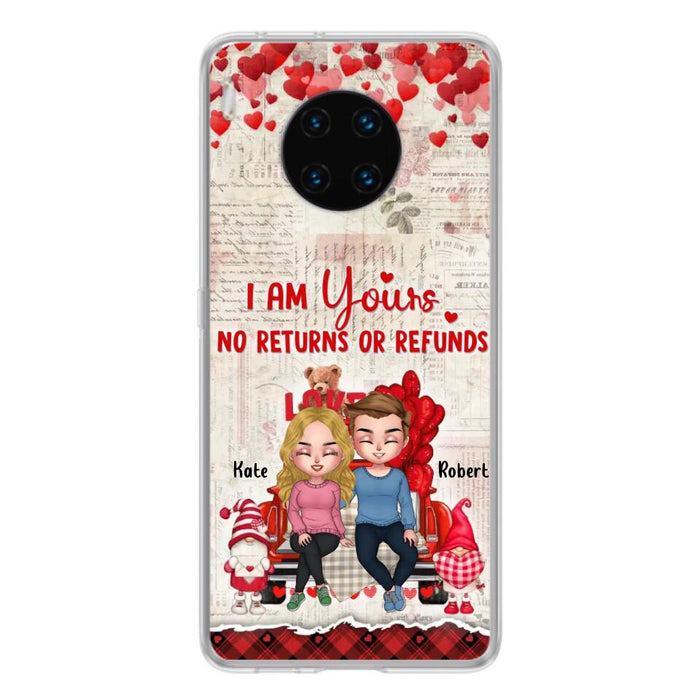 Custom Personalized Couple Truck Phone Case - Gift For Couple - Mother's Day Gift For Wife From Husband - I Am Yours No Returns Or Refunds - Case For Xiaomi, Oppo And Huawei