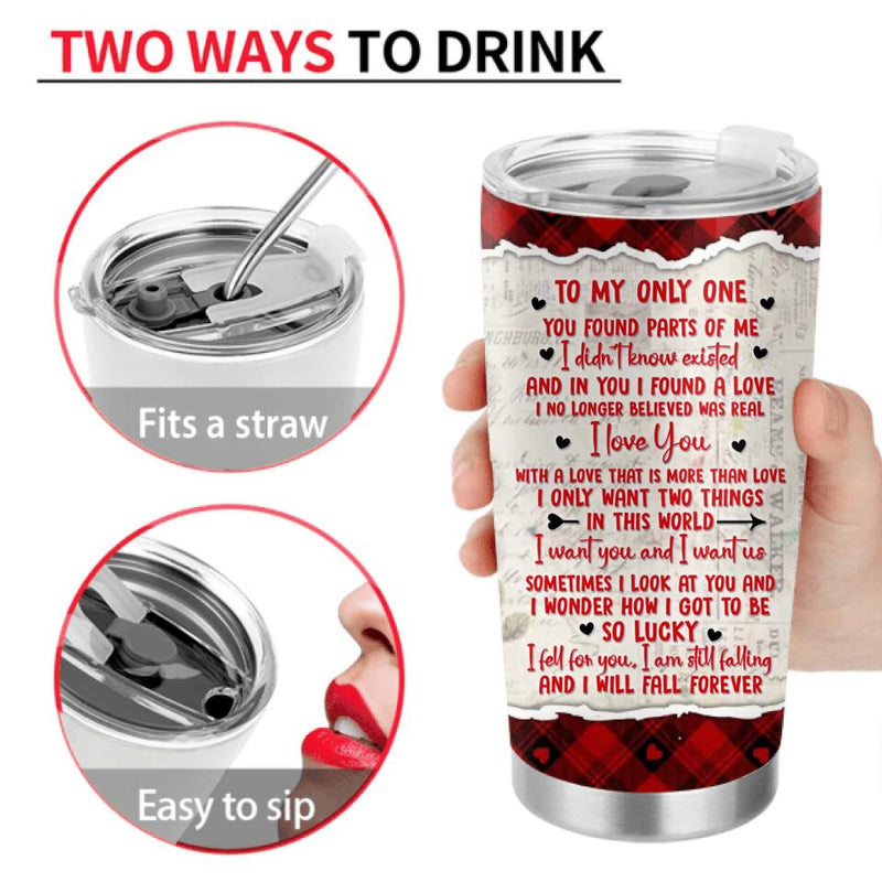 Personalized Couple Truck Tumbler - Gift For Couple - Mother's Day Gift For Wife From Husband - Annoying Each Other For 5 Years And Still Going Strong