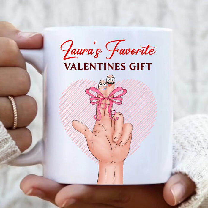 Custom Personalized To My Girlfriend Coffee Mug - Valentine's Gift Idea For Her - Laura's Favorite Valentines Gift