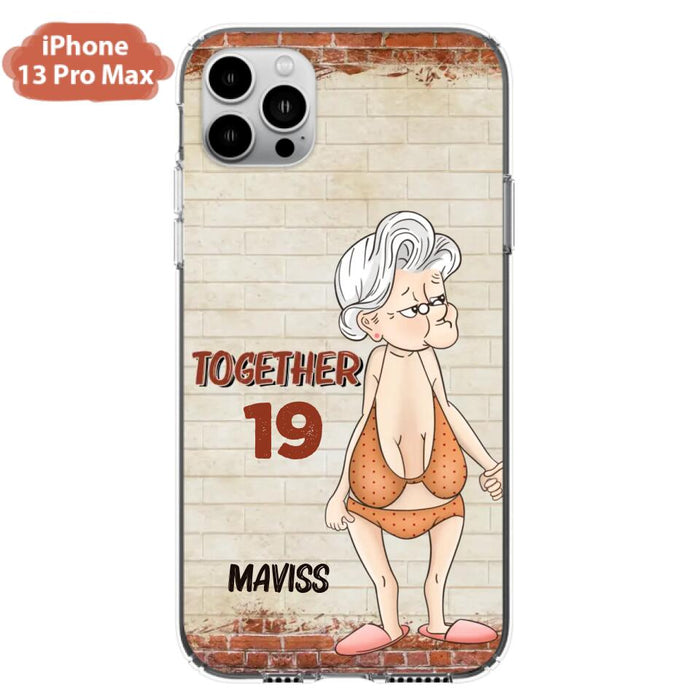 Custom Personalized Old Couple Phone Case - Gift Idea For Old Couple - Gift For Him/Her - Case For iPhone And Samsung