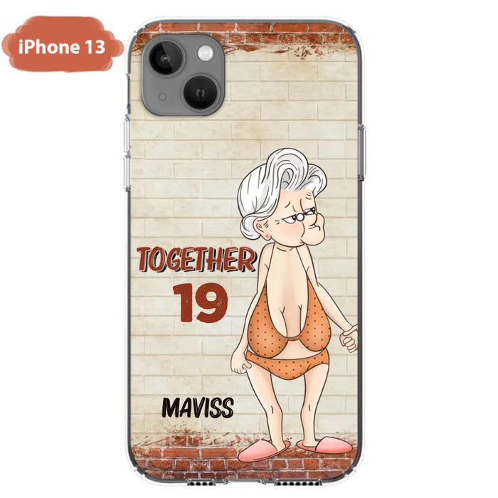 Custom Personalized Old Couple Phone Case - Gift Idea For Old Couple - Gift For Him/Her - Case For iPhone And Samsung