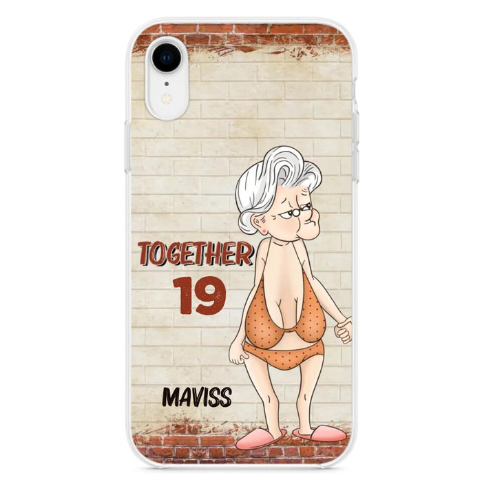 Custom Personalized Old Couple Phone Case - Gift Idea For Old Couple - Gift For Him/Her - Case For iPhone And Samsung