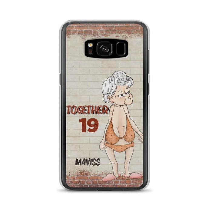 Custom Personalized Old Couple Phone Case - Gift Idea For Old Couple - Gift For Him/Her - Case For iPhone And Samsung