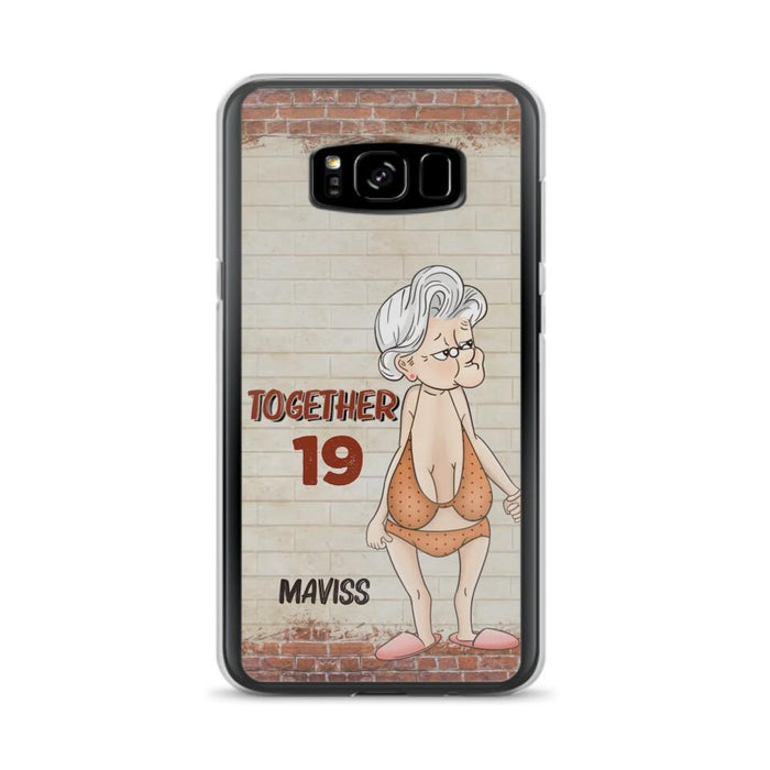 Custom Personalized Old Couple Phone Case - Gift Idea For Old Couple - Gift For Him/Her - Case For iPhone And Samsung