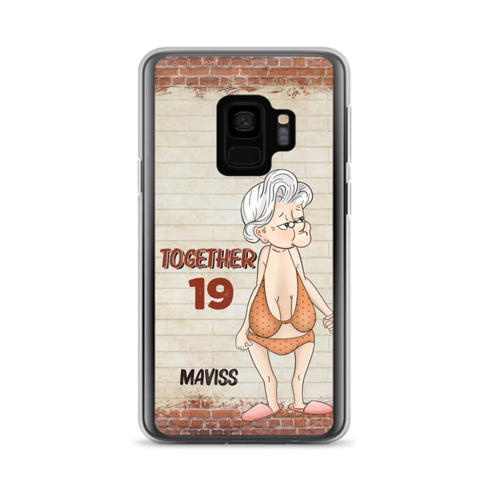 Custom Personalized Old Couple Phone Case - Gift Idea For Old Couple - Gift For Him/Her - Case For iPhone And Samsung