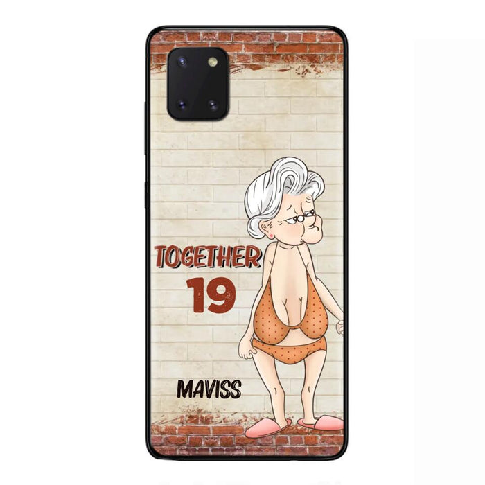 Custom Personalized Old Couple Phone Case - Gift Idea For Old Couple - Gift For Him/Her - Case For iPhone And Samsung