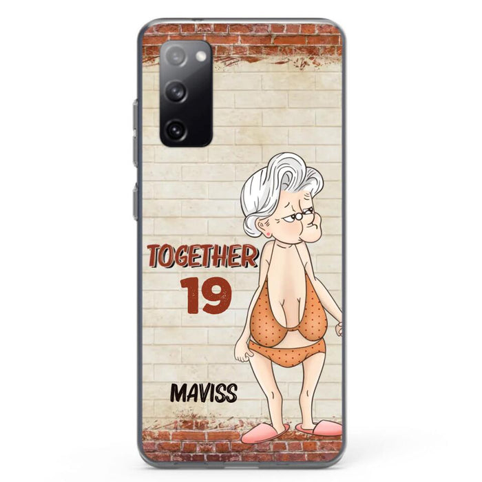 Custom Personalized Old Couple Phone Case - Gift Idea For Old Couple - Gift For Him/Her - Case For iPhone And Samsung