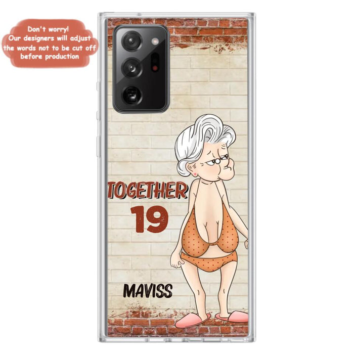 Custom Personalized Old Couple Phone Case - Gift Idea For Old Couple - Gift For Him/Her - Case For iPhone And Samsung