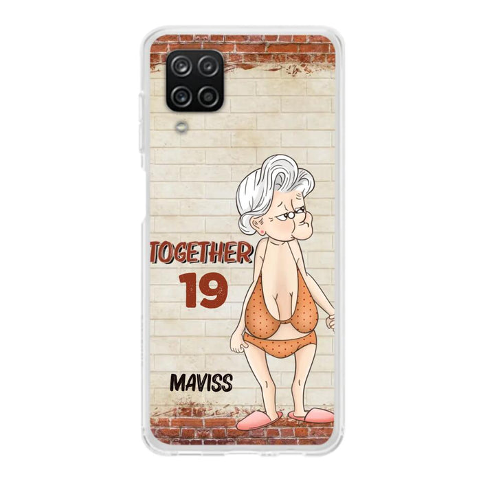 Custom Personalized Old Couple Phone Case - Gift Idea For Old Couple - Gift For Him/Her - Case For iPhone And Samsung