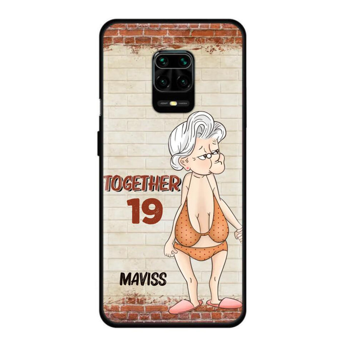 Custom Personalized Old Couple Phone Case - Gift Idea For Old Couple - Gift For Him/Her - Case For Xiaomi, Oppo And Huawei