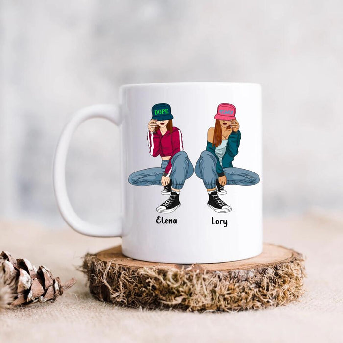 Custom Personalized Hip Hop Girls Coffee Mug - Best Gift For Best Friends