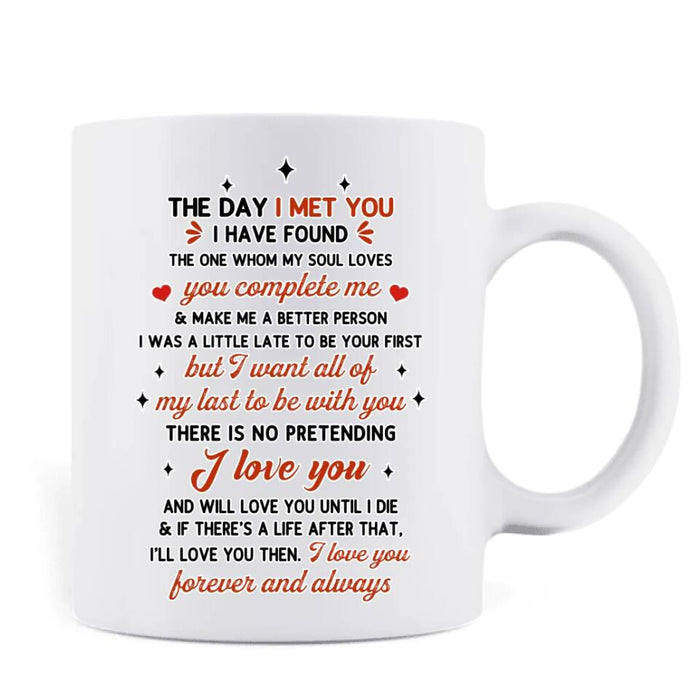 Custom Personalized Couple Coffee Mug -  Valentine's Day Gift Ideas For Couple - Gift For Her/ Him - I Love You Forever And Always