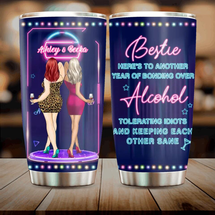 Personalized Drinking Bestie Tumbler - Besties
Here's To Another Year Of Bonding Over Alcohol - Gift Idea For Best Friends